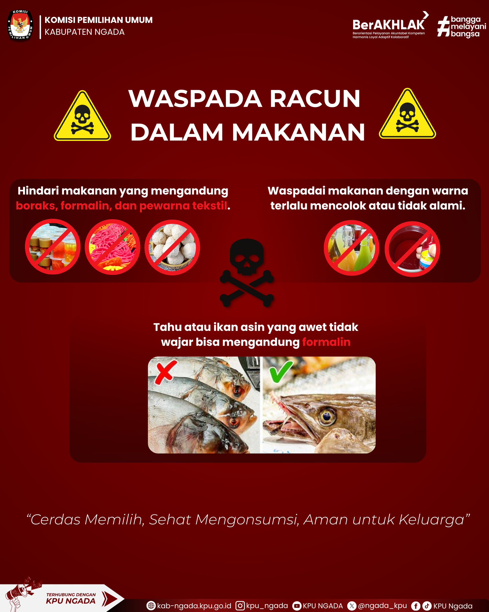 WASPADA RACUN DALAM MAKANAN